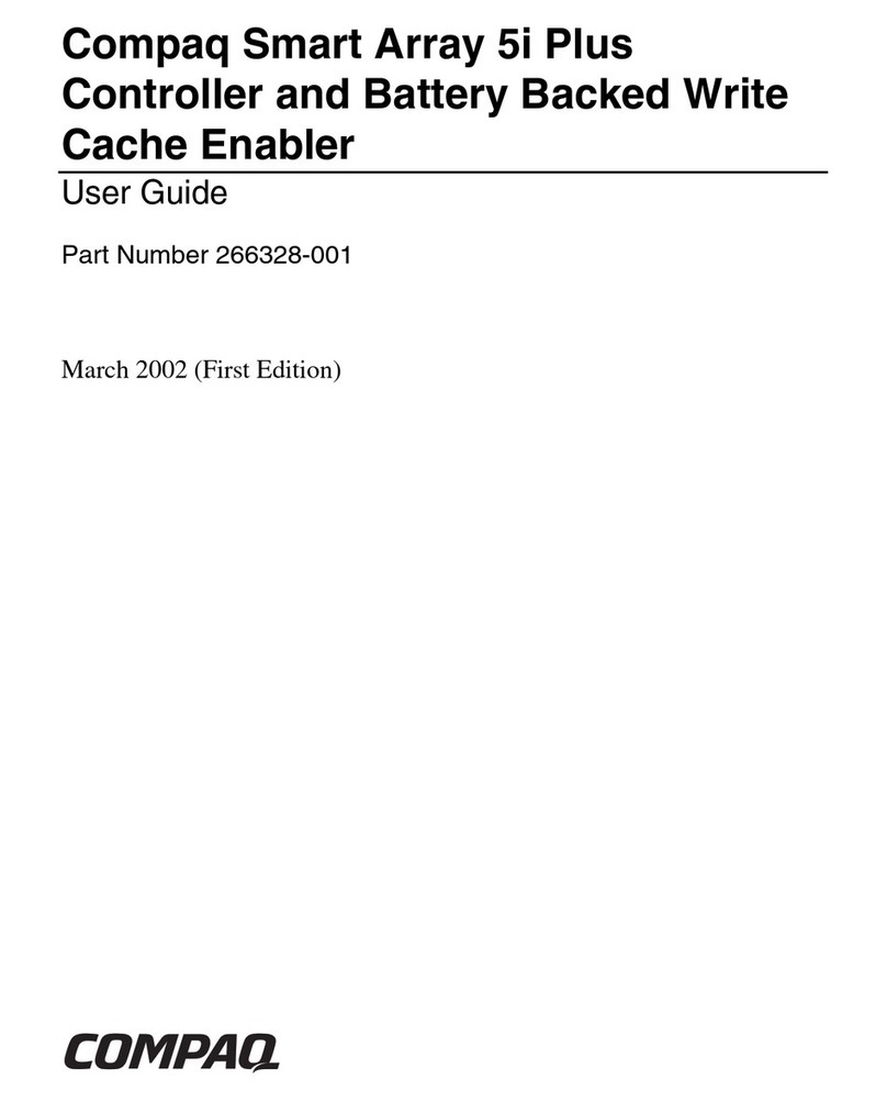 Compaq 226593-B21 - Smart Array 5i RAID Controller user guide