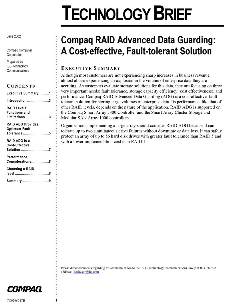 Compaq 166207-B21 - Smart Array 5302/32 RAID... Technology brief