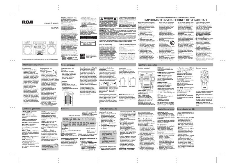 RCA RS2767i Instruction Manual