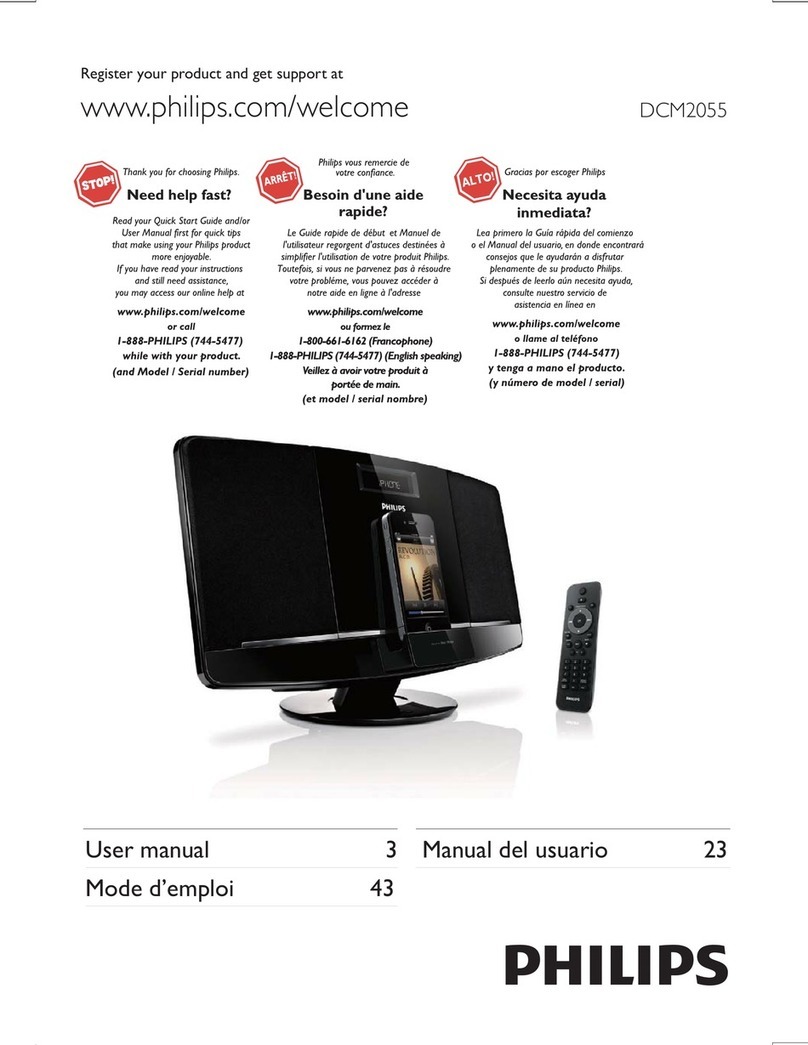 Philips DCM2055 User manual