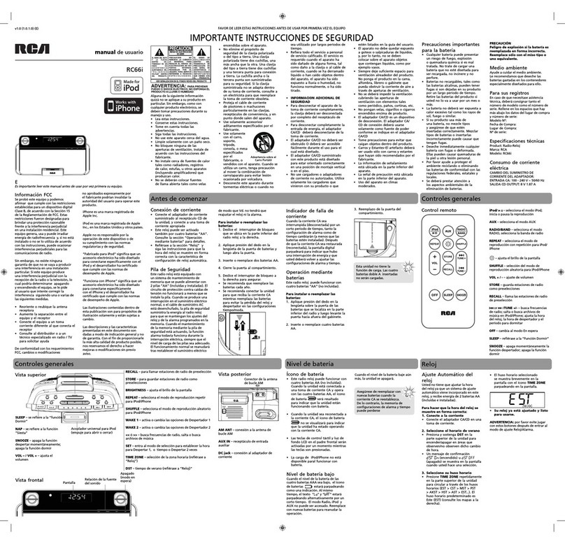 RCA RC66i Instruction Manual
