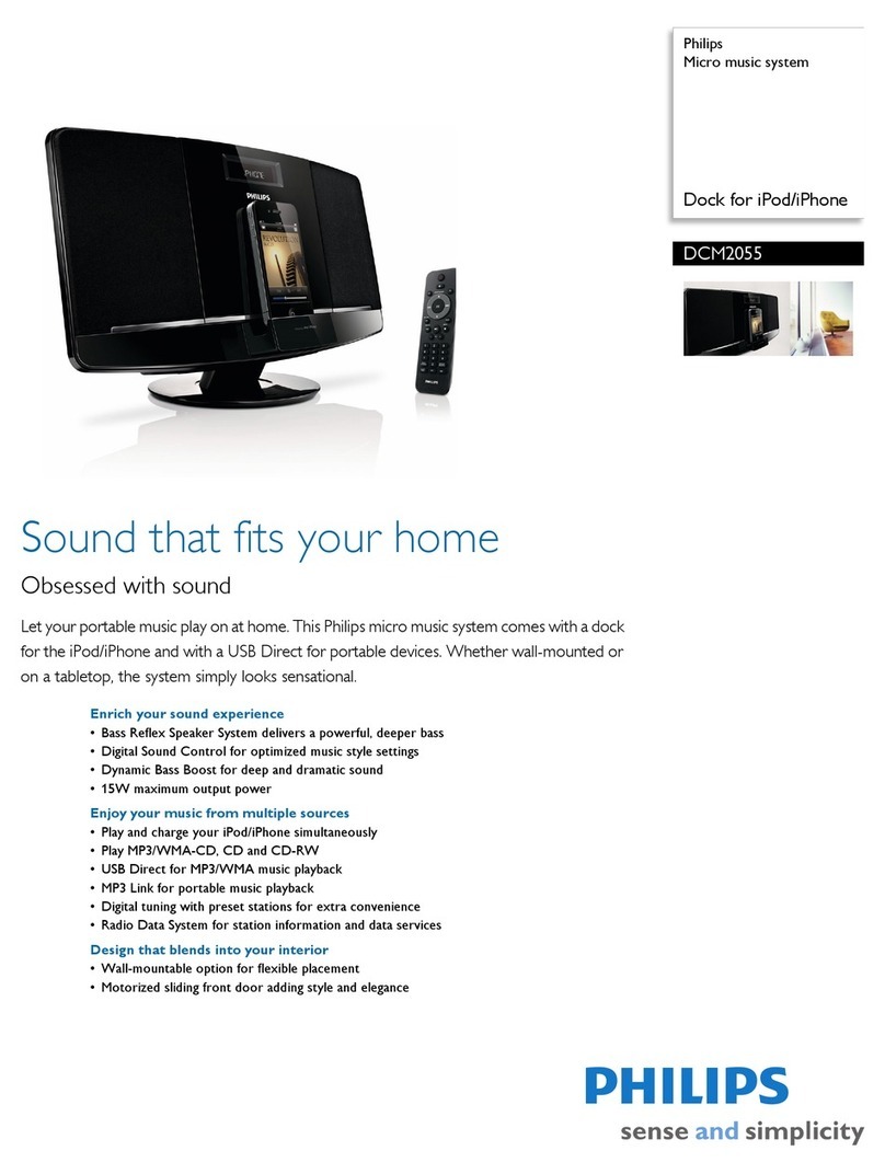 Philips DCM2055 Specifications