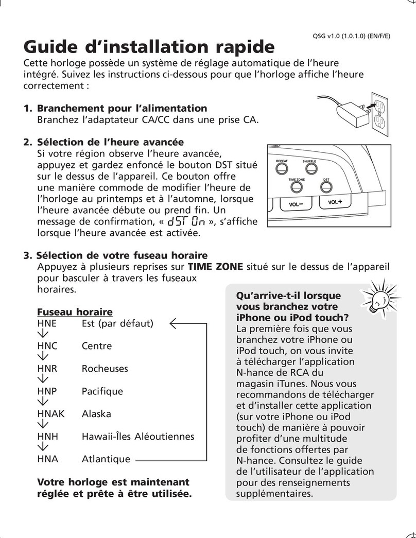 RCA RC180i Guide d'installation rapide