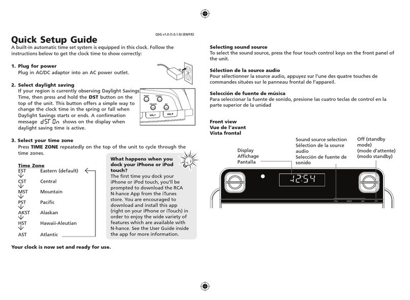 RCA RC180i User manual