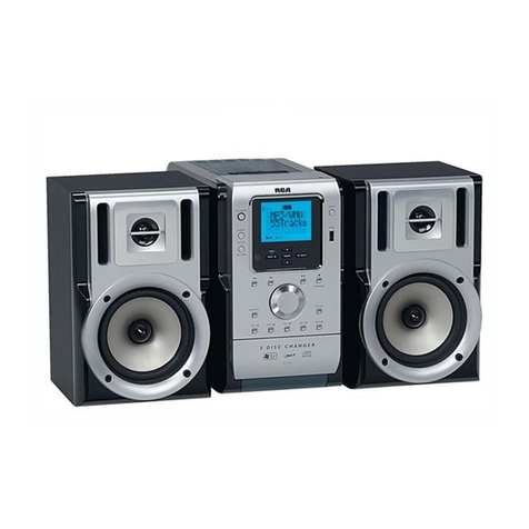 RCA RS2135I - Compact Audio System User manual