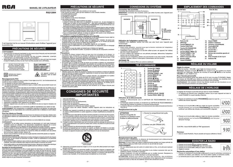 RCA RS2128iH User manual