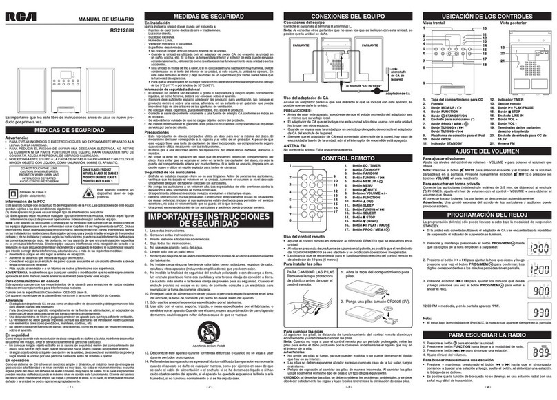 RCA RS2128iH Instruction Manual