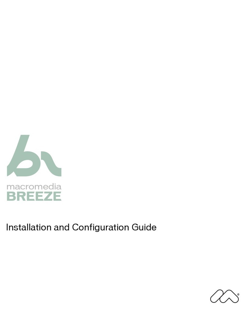 MACROMEDIA BREEZE 5 Installation and configuration guide MACROMEDIA BREEZE 5 Installation and configuration guide