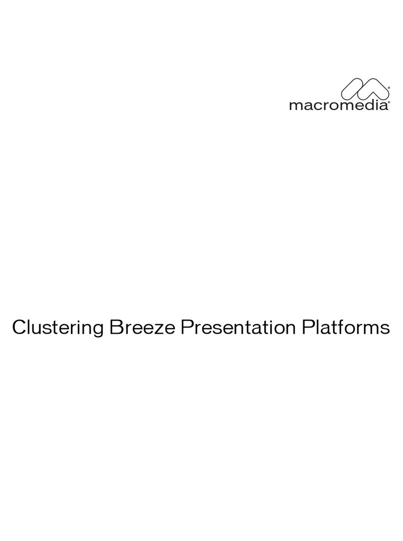 MACROMEDIA BREEZE-CLUSTERING BREEZE PRESENTATION... User manual MACROMEDIA BREEZE-CLUSTERING BREEZE PRESENTATION... User manual