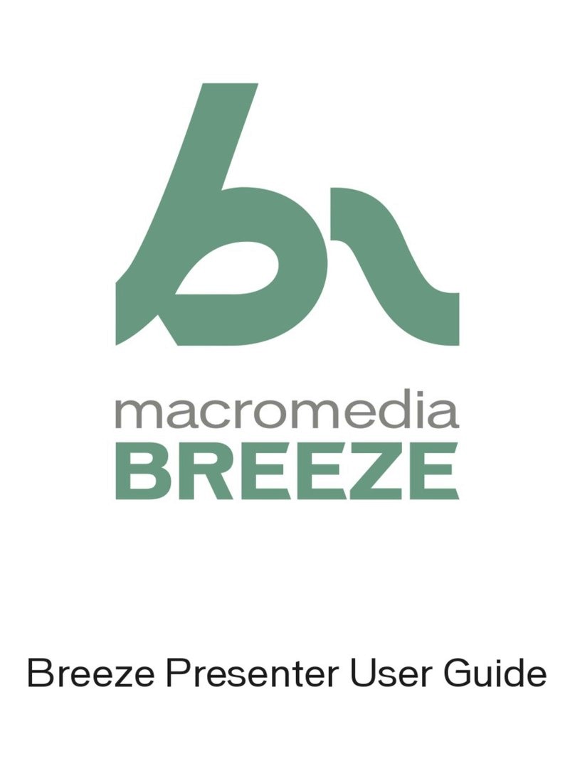 MACROMEDIA BREEZE PRESENTER User manual