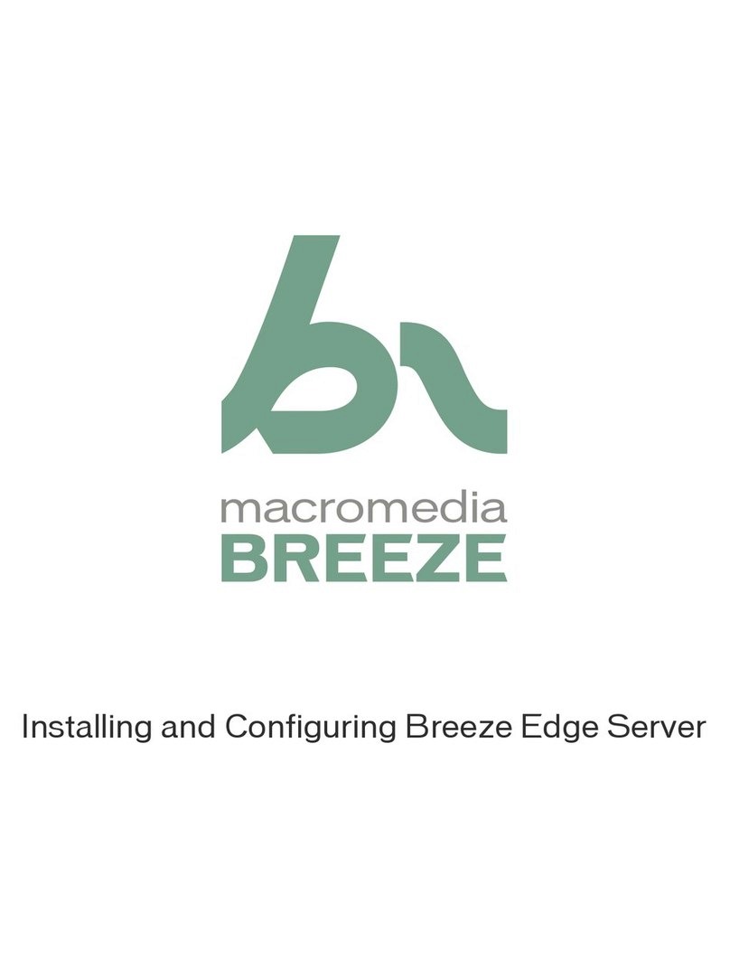 MACROMEDIA BREEZE 5 User manual