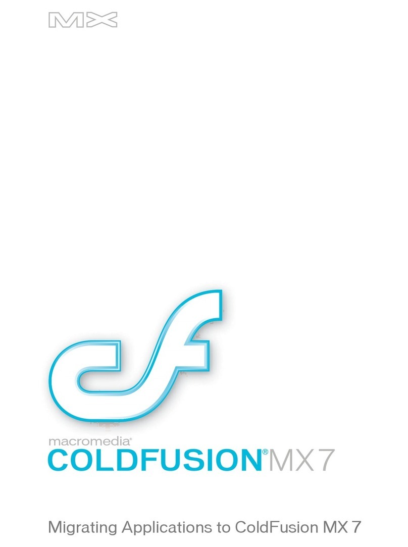 MACROMEDIA COLFUSION MX 7-MIGRATING APPLICATIONS TO COLDFUSION MX... User manual