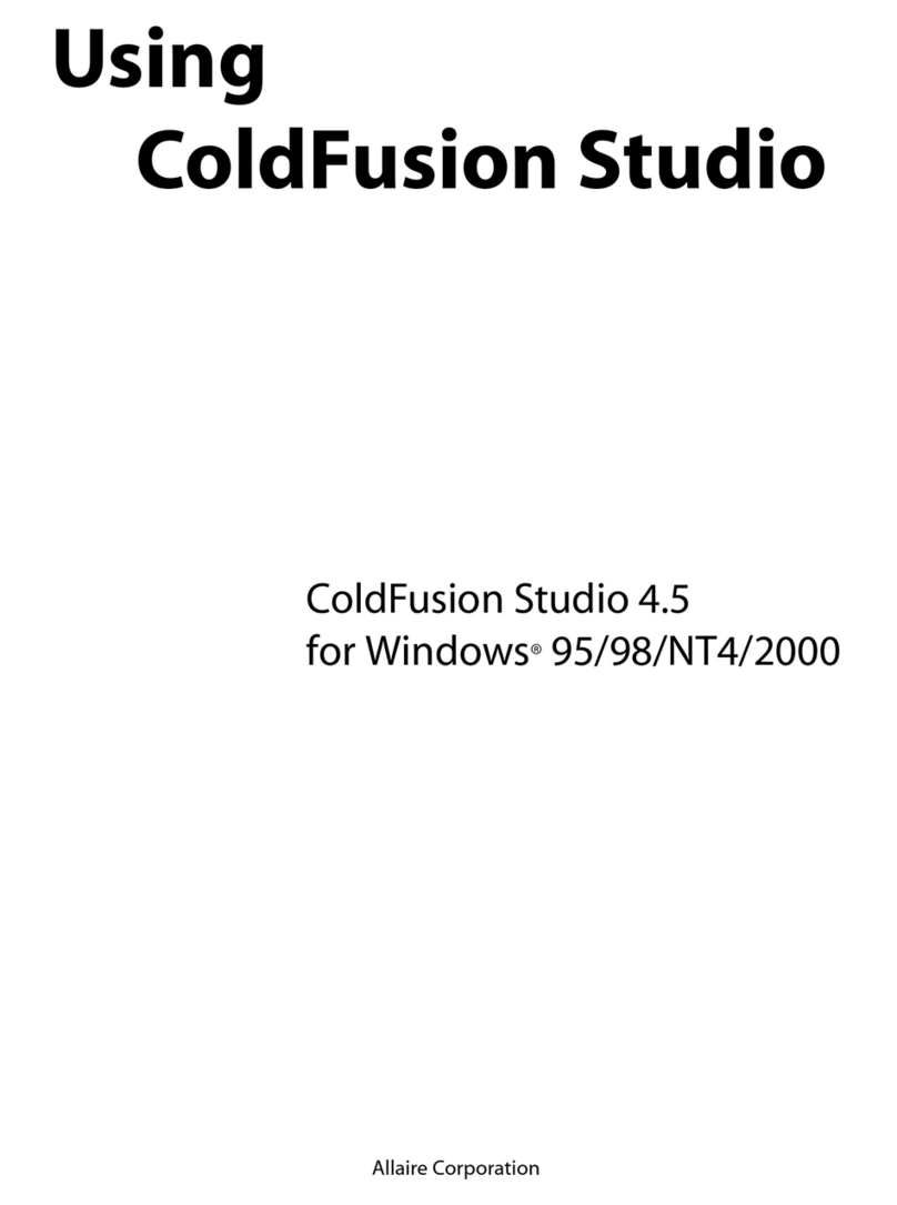 MACROMEDIA COLDFUSION STUDIO 4.5-USING COLDFUSION... Mounting instructions MACROMEDIA COLDFUSION STUDIO 4.5-USING COLDFUSION... Mounting instructions