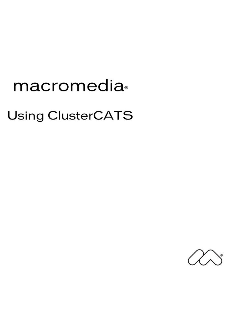 MACROMEDIA COLDFUSION MX-CLUSTERCATS Mounting instructions