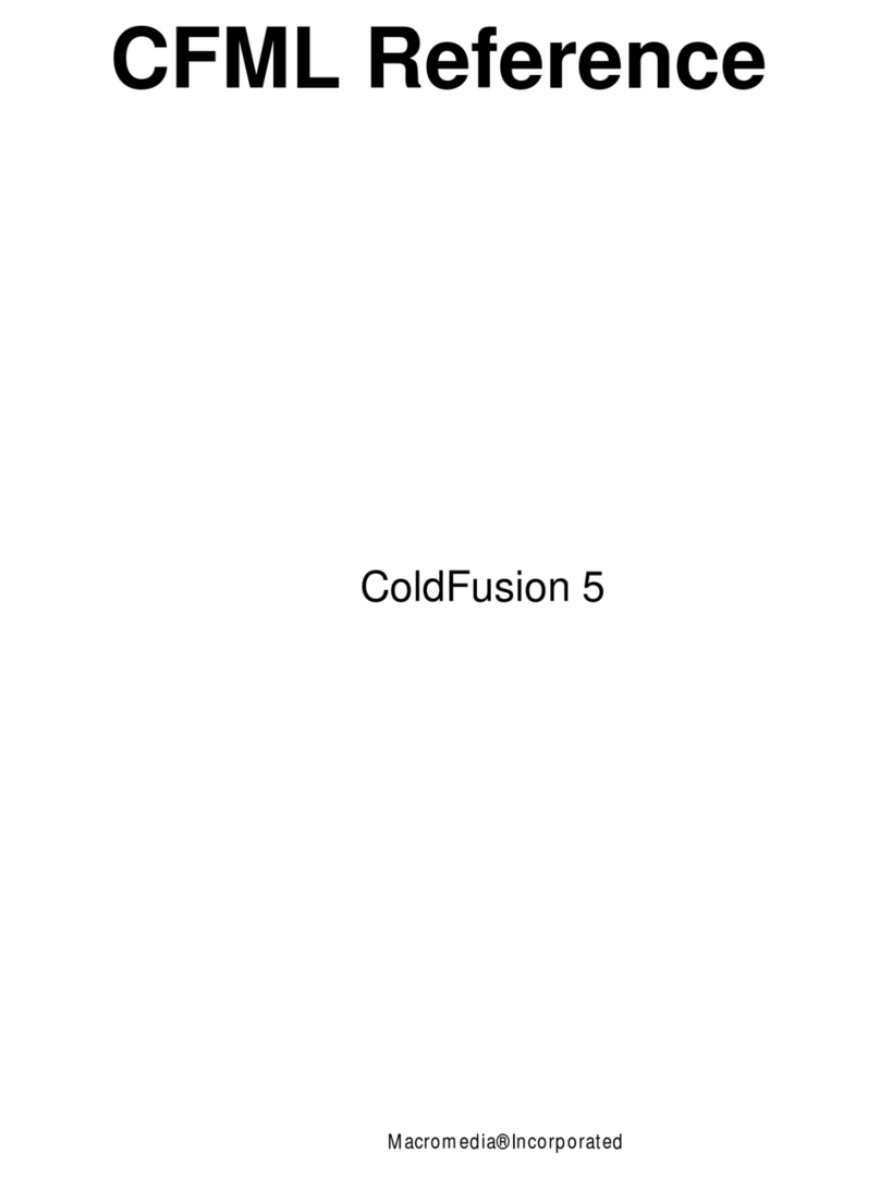 MACROMEDIA COLDFUSION 5-CFML Reference