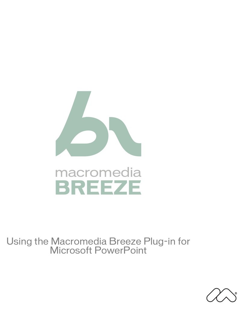 MACROMEDIA BREEZE-USING THE  BREEZE PLUG-IN FOR MICROSOFT... Use manual