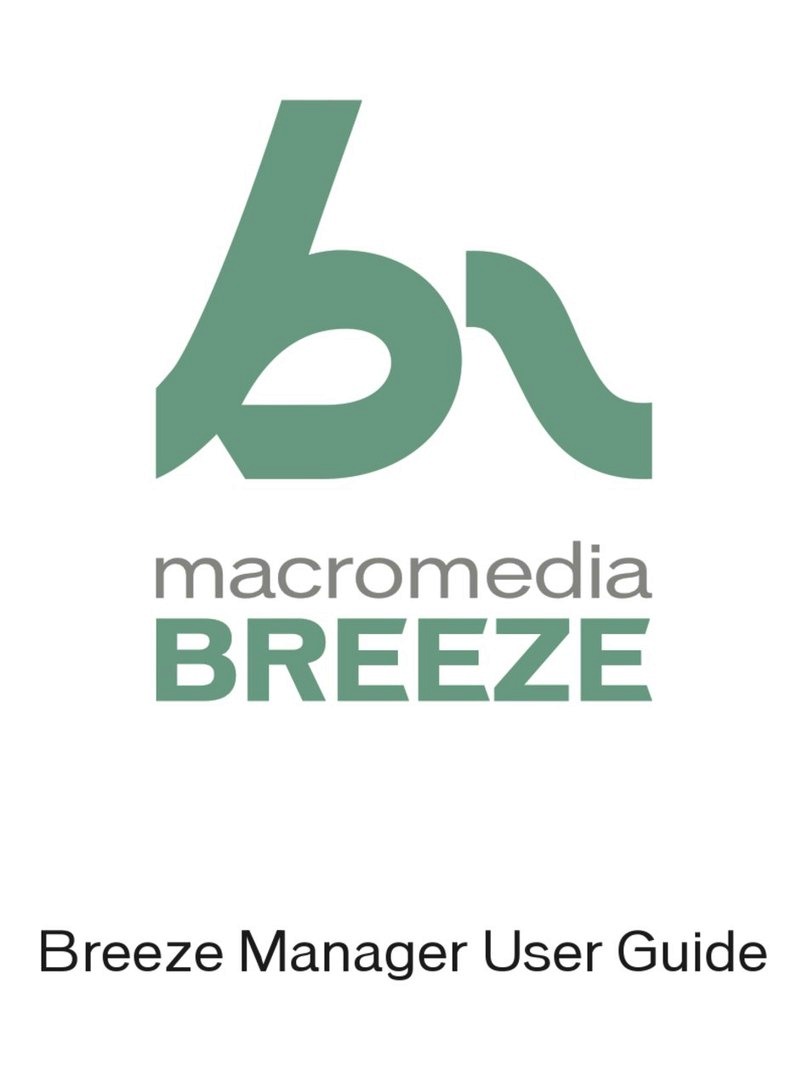 MACROMEDIA BREEZE 5-MANAGER User manual