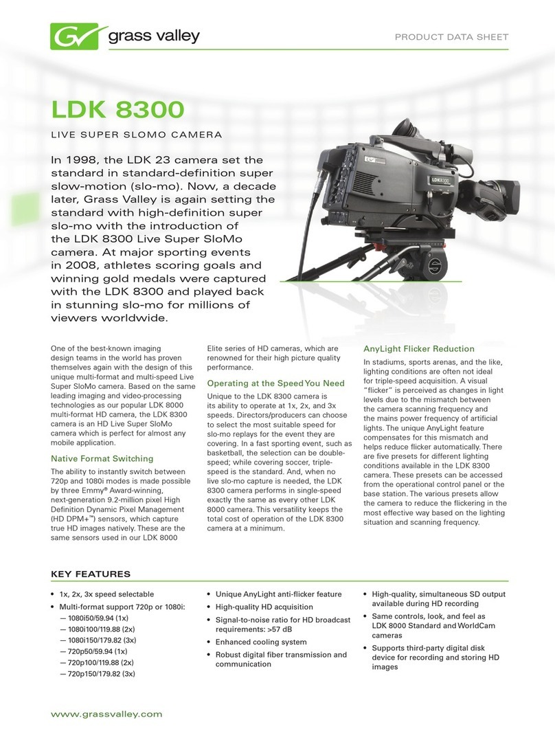 GRASS VALLEY LDK 8300 - User manual GRASS VALLEY LDK 8300 - User manual