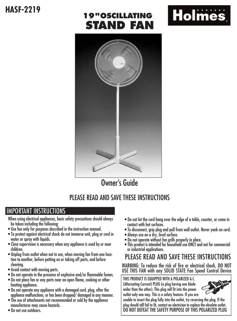 Holmes HASF-2219 owner's guide