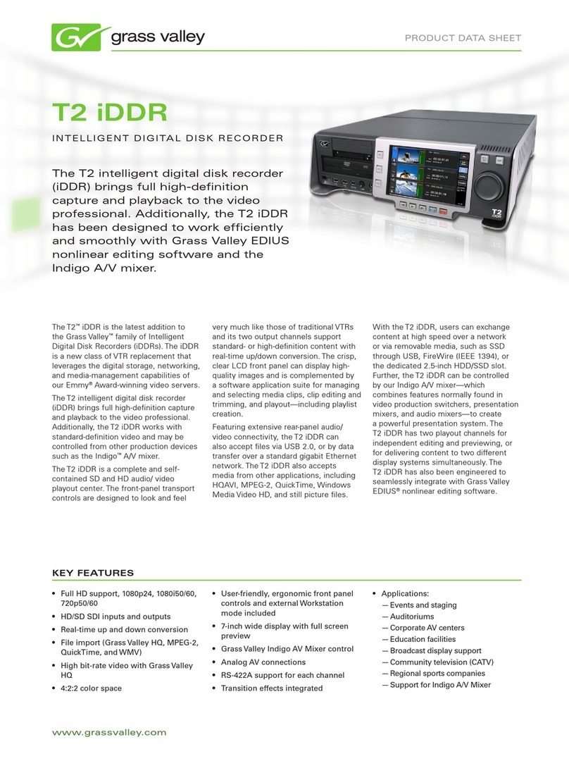 GRASS VALLEY T2 datasheet