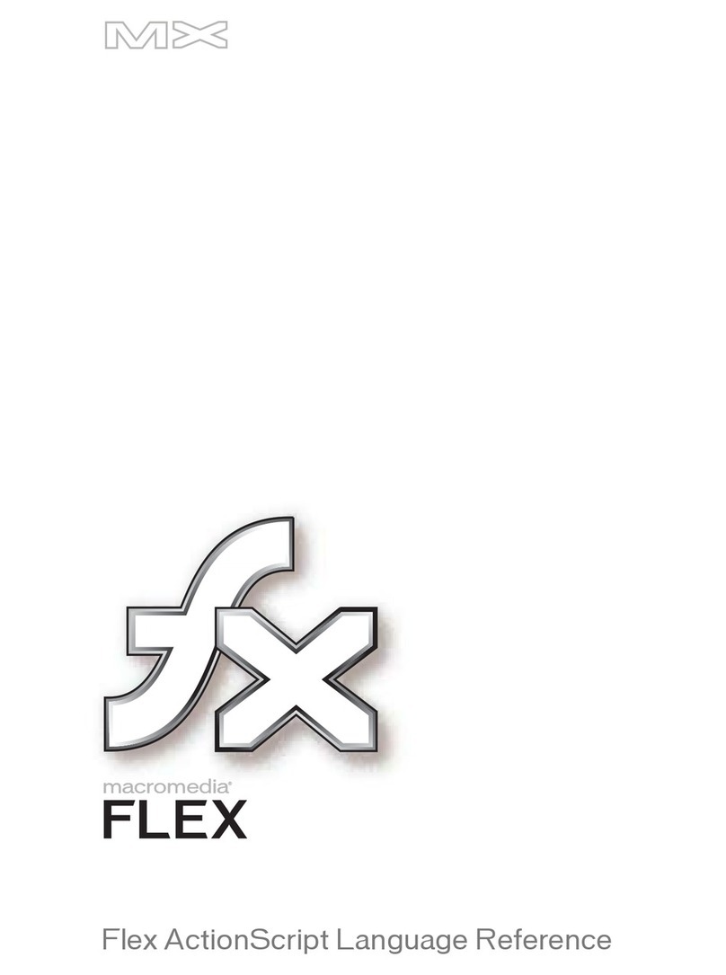 MACROMEDIA FLEX-FLEX ACTIONSCRIPT LANGUAGE Service manual