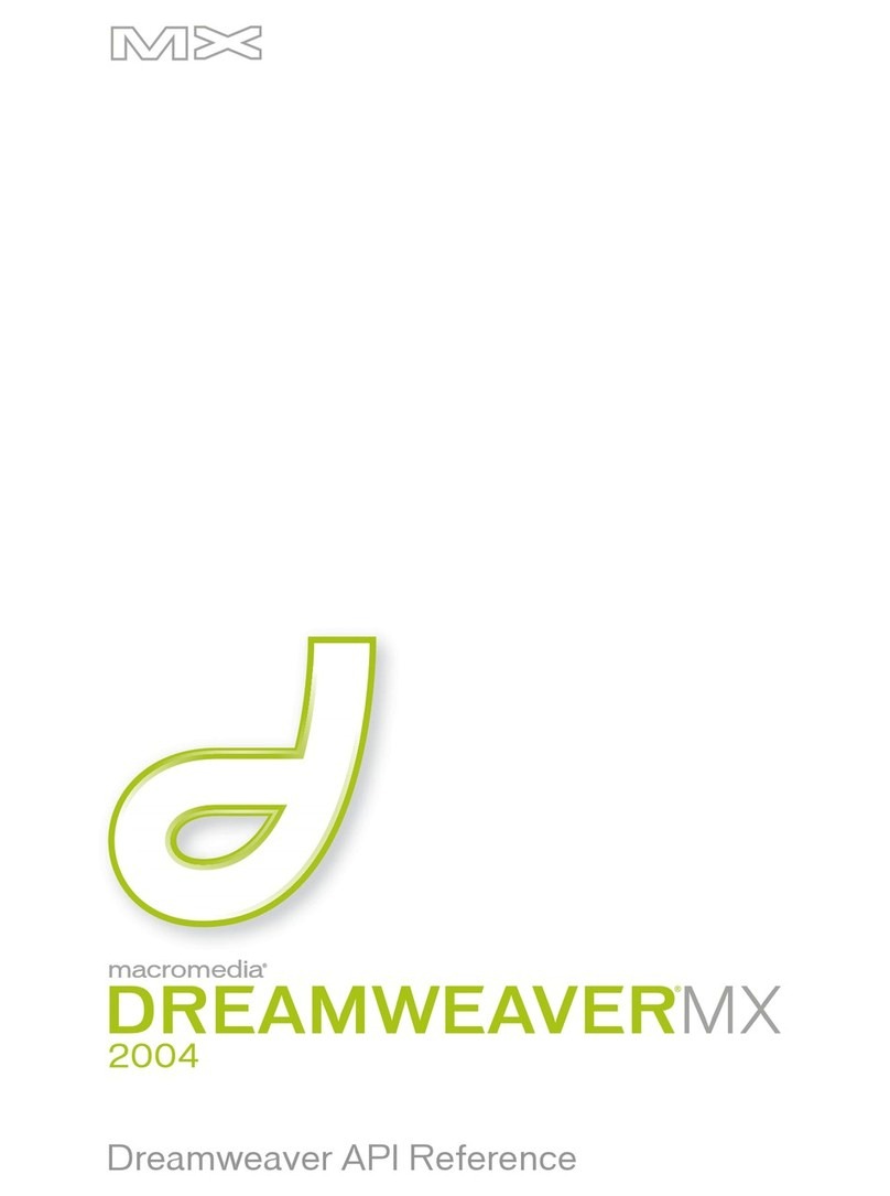 MACROMEDIA DREAMWEAVER MX 2004-DREAMWEAVER API Reference