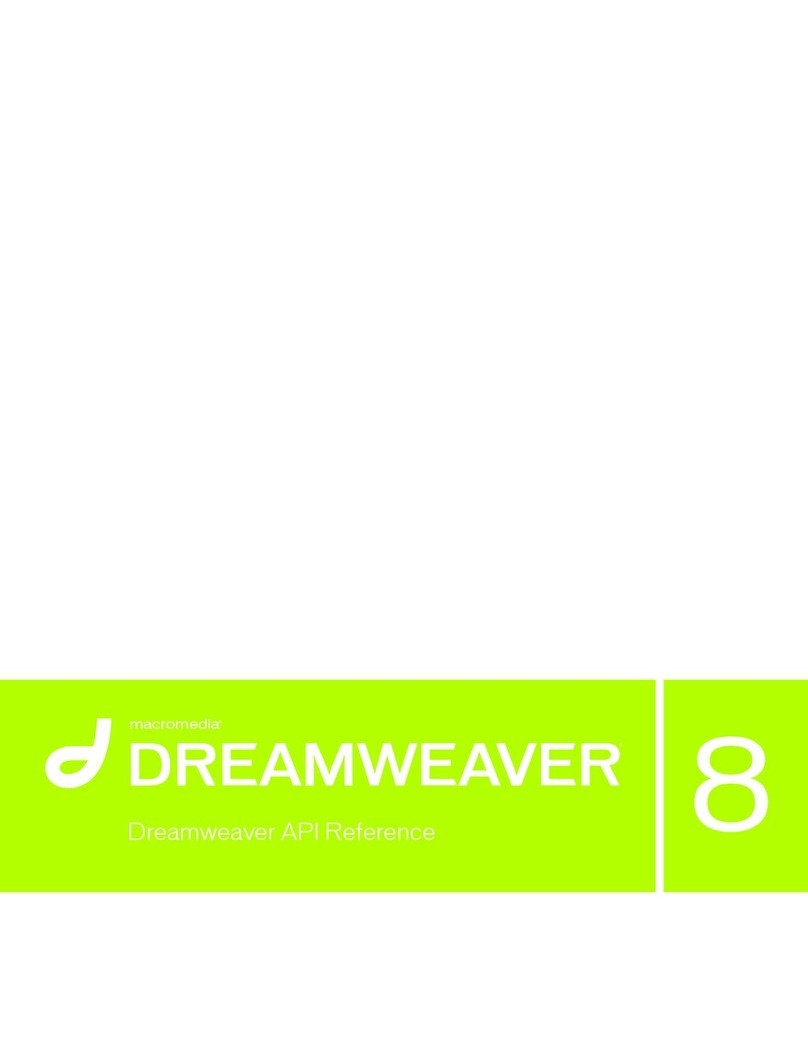MACROMEDIA DREAMWEAVER 8-DREAMWEAVER API Service manual