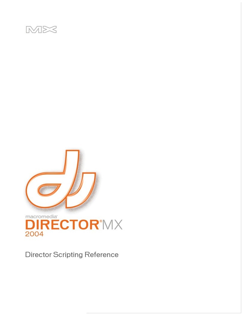 MACROMEDIA DIRECTOR MX 2004-DIRECTOR SCRIPTING Service manual MACROMEDIA DIRECTOR MX 2004-DIRECTOR SCRIPTING Service manual