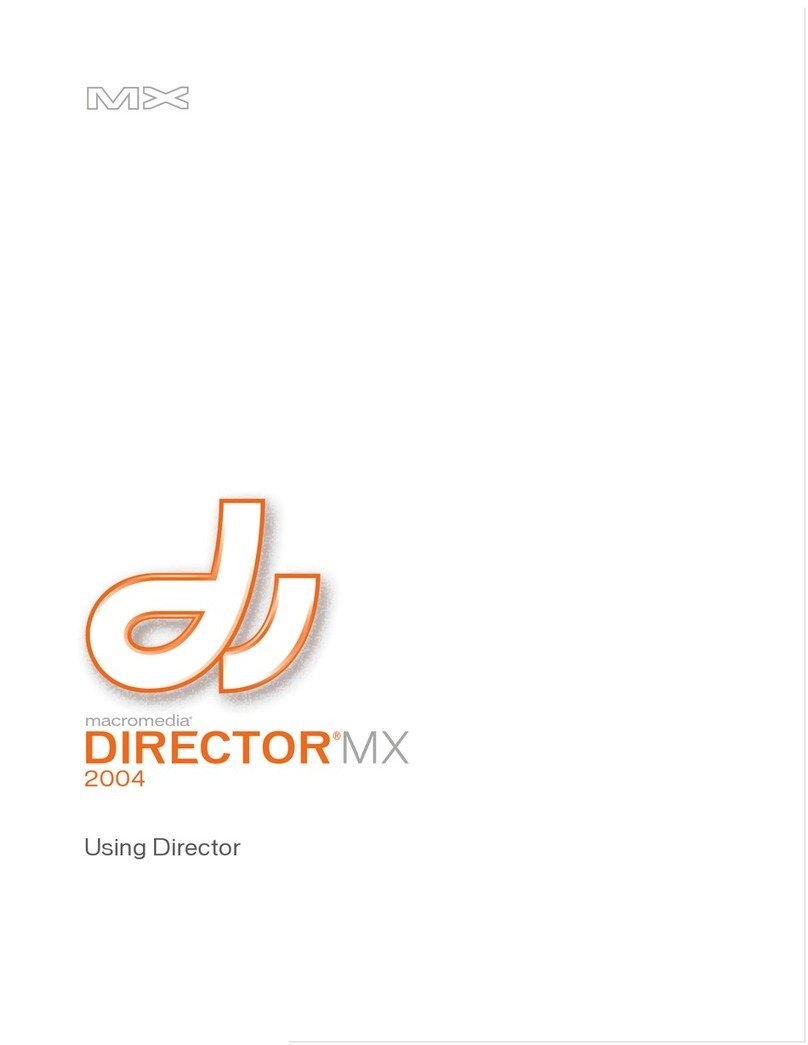 MACROMEDIA DIRECTOR MX 2004-USING DIRECTOR Mounting instructions