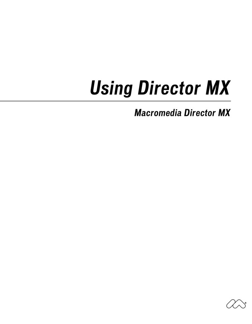 MACROMEDIA DIRECTOR MX-USING DIRECTOR MX Use manual MACROMEDIA DIRECTOR MX-USING DIRECTOR MX Use manual