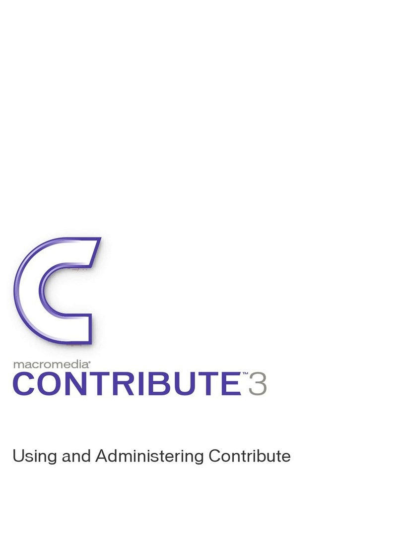 MACROMEDIA CONTRIBUTE 3 - USING AND ADMINISTERING... Mounting instructions