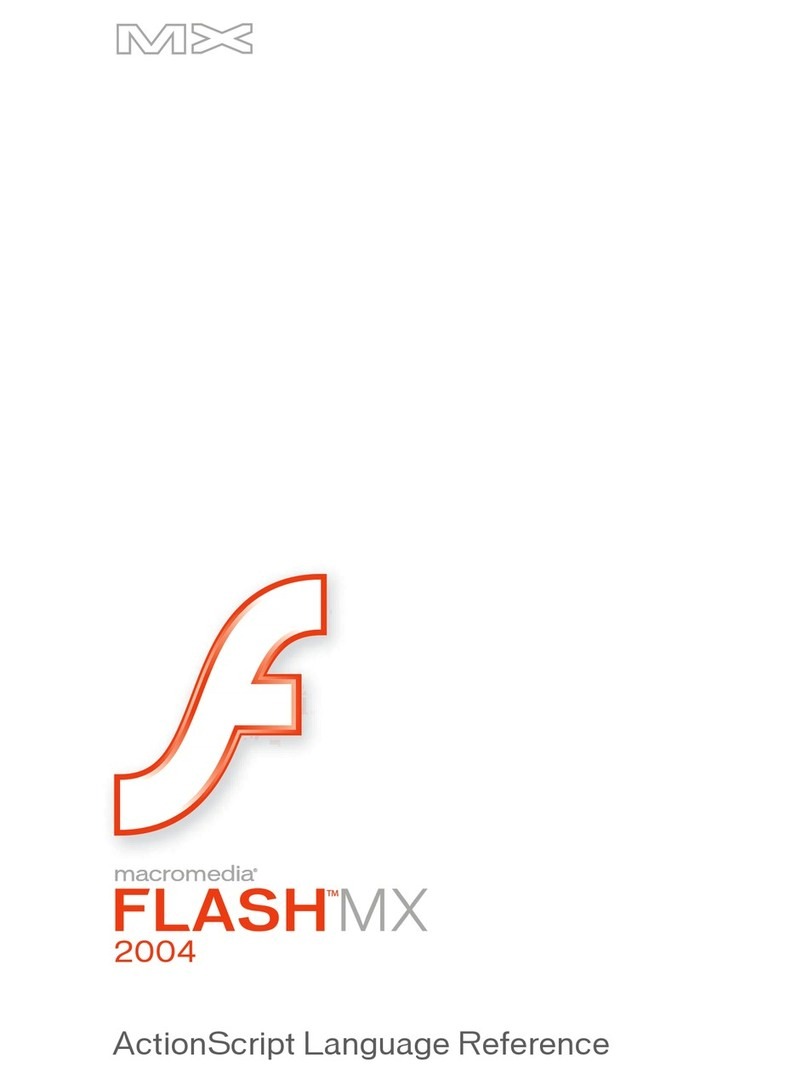 MACROMEDIA FLASH MX 2004-ACTIONSCRIPT LANGUAGE Service manual