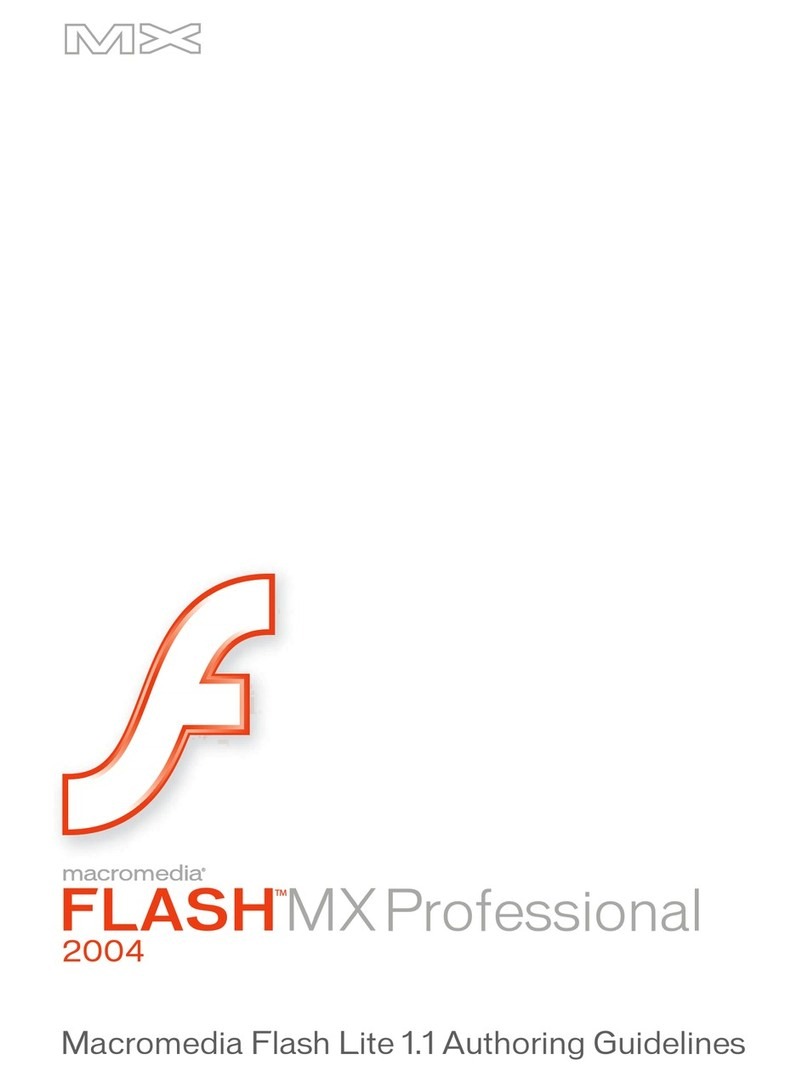 MACROMEDIA FLASH MX PROFESSIONAL 2004 - FLASH LITE 1.1... Instruction Manual