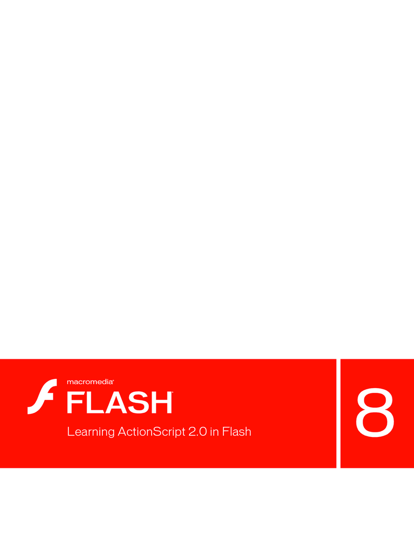 MACROMEDIA FLASH 8-LEARNING ACTIONSCRIPT 2.0 IN FLASH User manual
