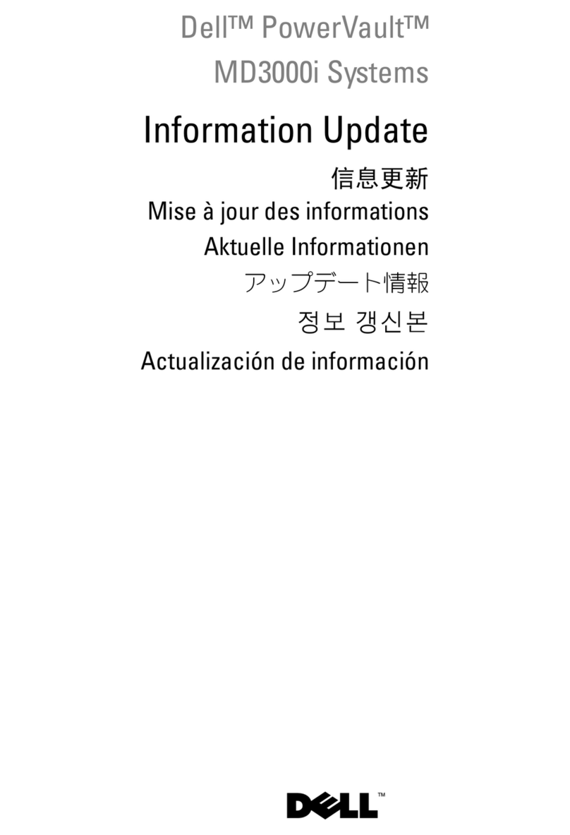 Dell PowerVault MD3000i Information update