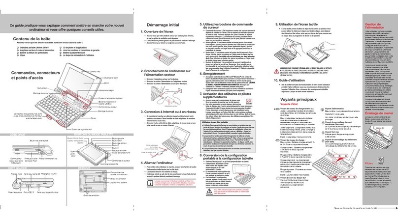 Fujitsu U820 - LifeBook Mini-Notebook - Atom 1.6 GHz User manual