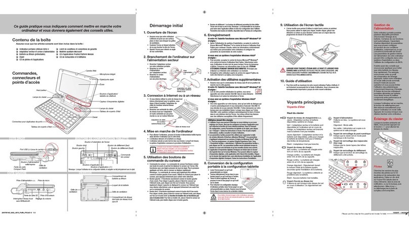 Fujitsu U810 - LifeBook Mini-Notebook - 800 MHz User manual
