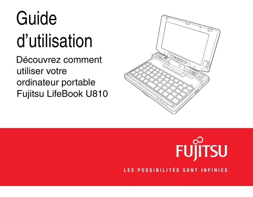 Fujitsu U810 - LifeBook Mini-Notebook - 800 MHz Service manual