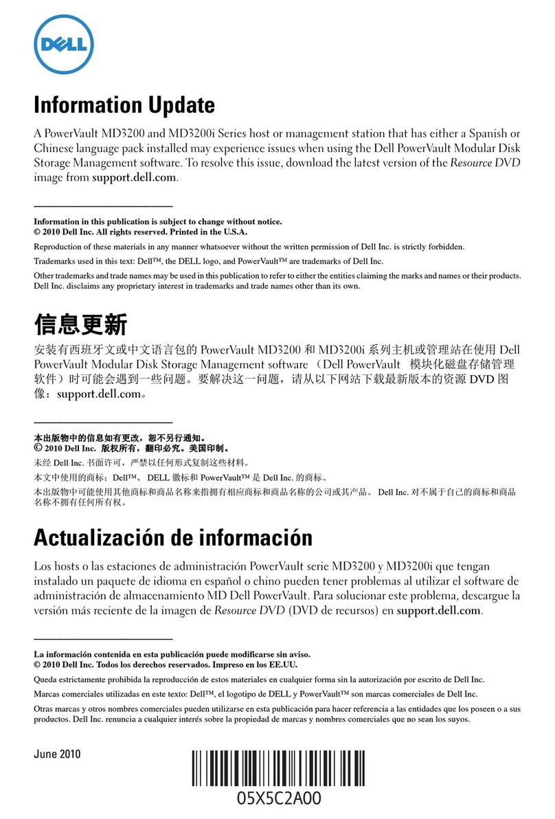 Dell PowerVault MD3200 Series Technical manual