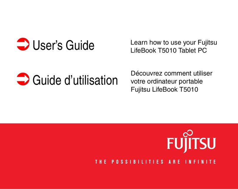 Fujitsu T5010 - LifeBook Tablet PC User manual