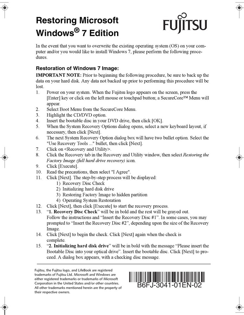 Fujitsu T5010 - LifeBook Tablet PC User manual