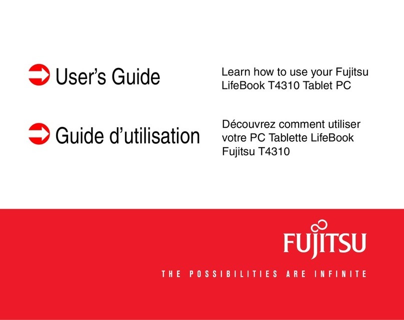 Fujitsu T4310 - LifeBook Tablet PC user guide