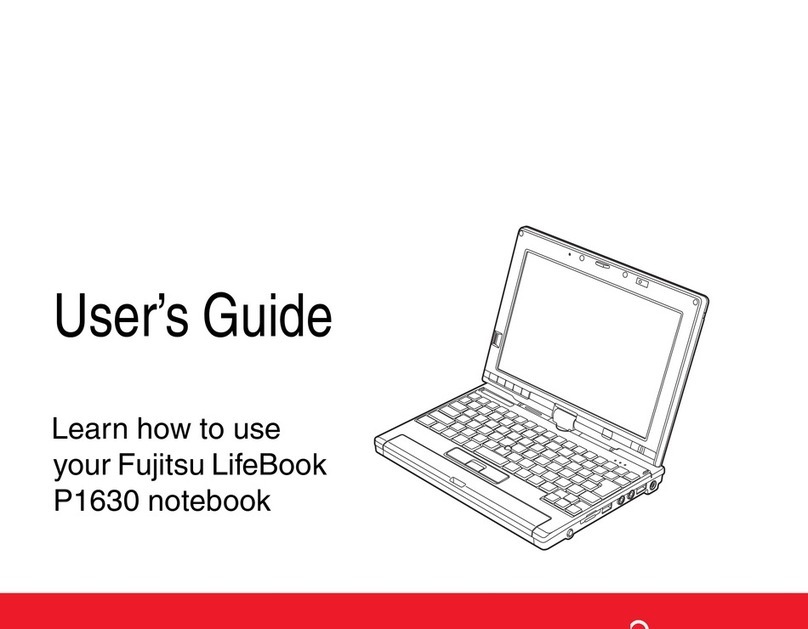 Fujitsu P1630 - LifeBook Tablet PC User manual