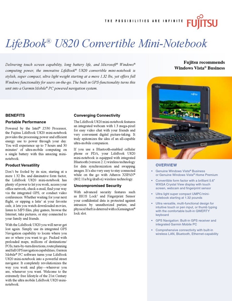 Fujitsu FPCM21621 User manual