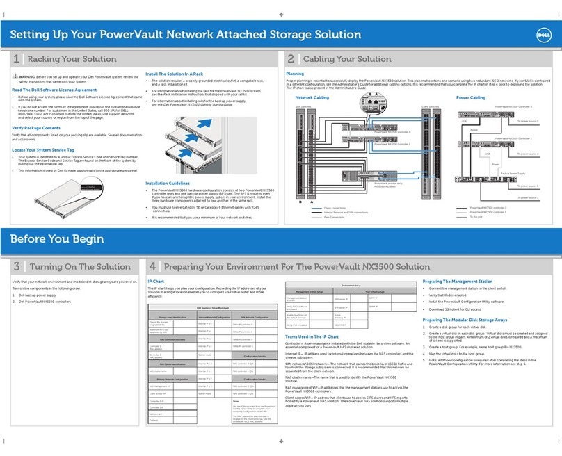 Dell PowerVault NX3500 User instructions