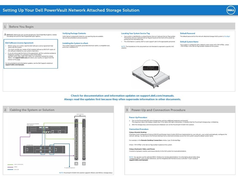 Dell PowerVault NX3200 User instructions