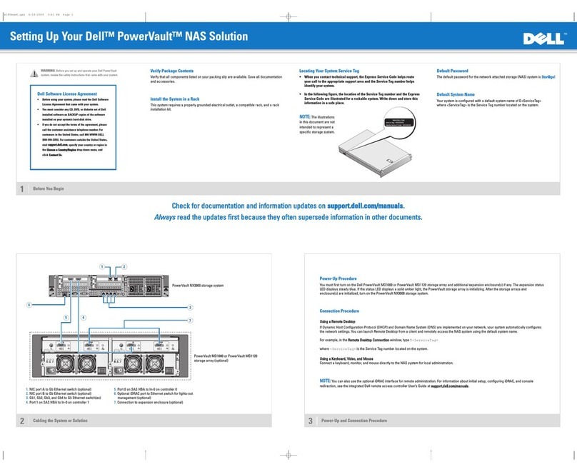 Dell PowerVault NX3000 User instructions