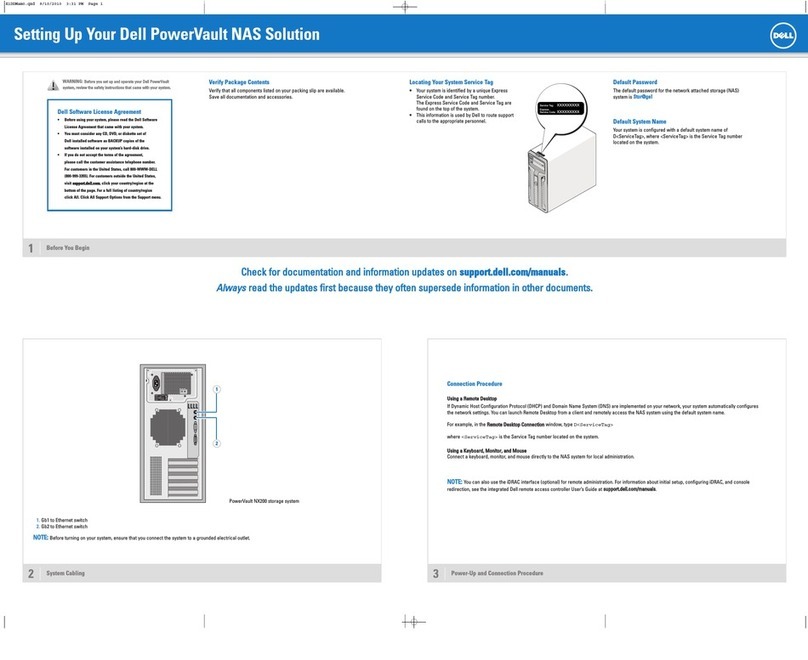 Dell PowerVault NX200 User instructions