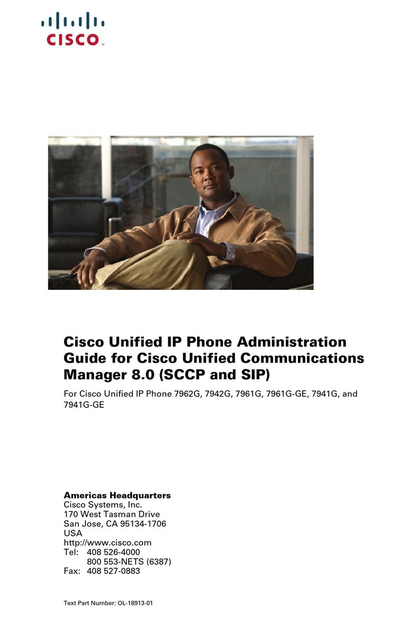 Cisco CP-7961G Instruction Manual