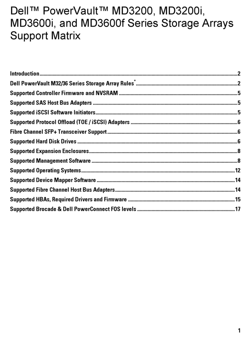 Dell PowerVault MD3600f Series Installation instructions Dell PowerVault MD3600f Series Installation instructions